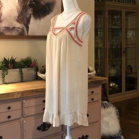 NWT Umgee Ruffle Shift Dress - Picture 2 of 7